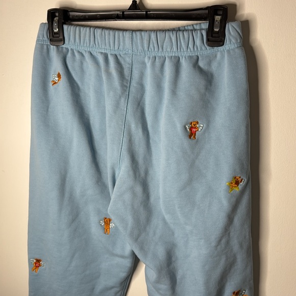TEDDY FRESH | Light Blue Embroidered Teddy Bear Angels | Women’s Sweatpants (S) - Picture 4 of 7